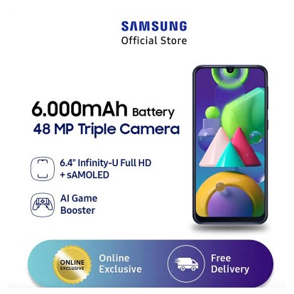 Samsung Galaxy M21 Ram 4 64 Garansi Resmi New Shopee Indonesia