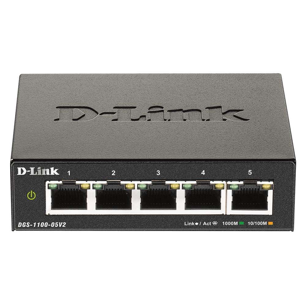 Switch D-Link DGS-1100-05V2 5P Gigabit SmartManaged-DLink DGS1100-05V2