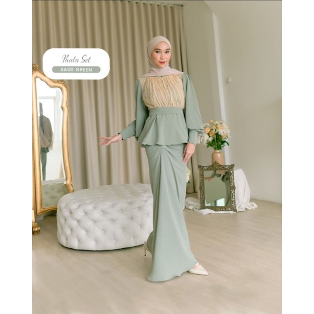 paula set , shafiyya dress & freya set olive  L,calli dress gamaleea