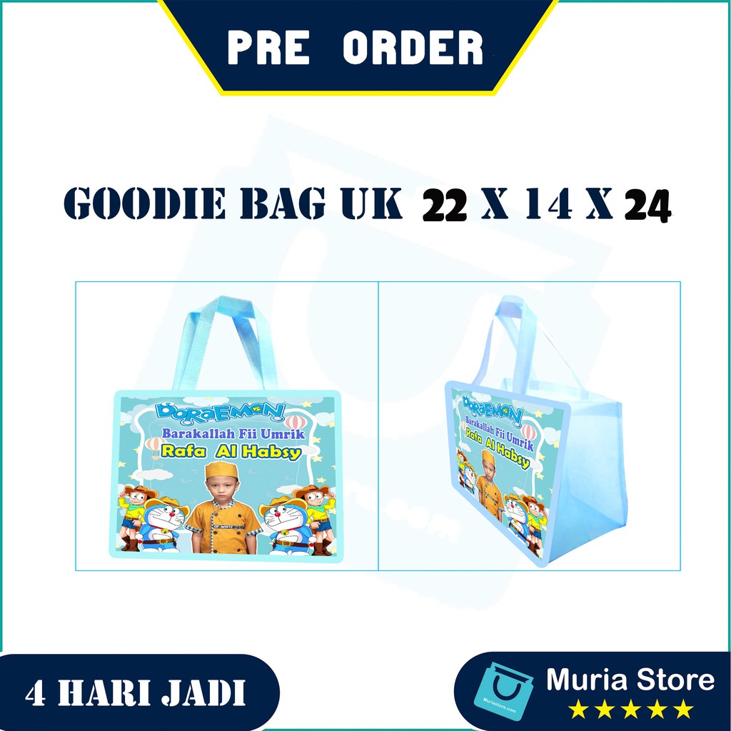 

TAS ULTAH / GOODIE BAG / TAS KFC BESAR 22 x 14 x 24