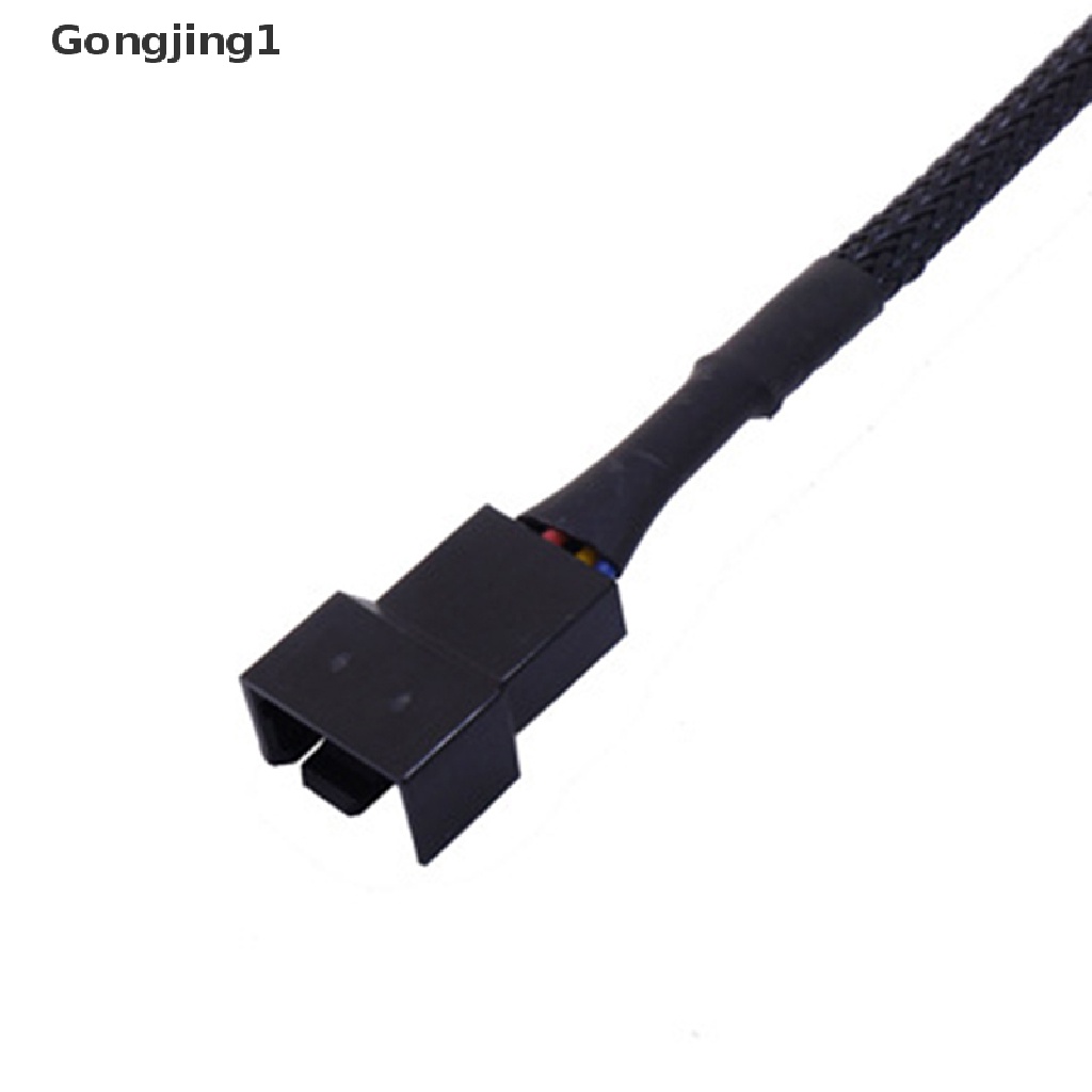 Gongjing1 Kabel Power 4Pin / 3Pin PWM Bahan Tembaga Untuk Kipas Pendingin Komputer