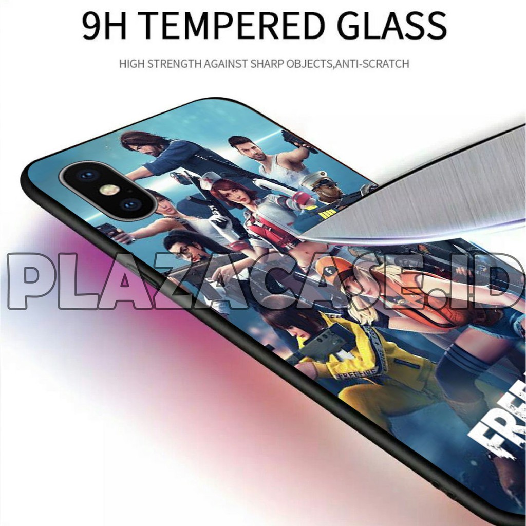 [K27] Soft Case Glass For Oppo/Vivo/Xiaomi/Samsung/Iphone/Realme