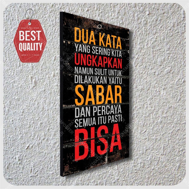 Poster Motivasi Hiasan Dinding Quotes Dekorasi Pajangan dinding 143011STR