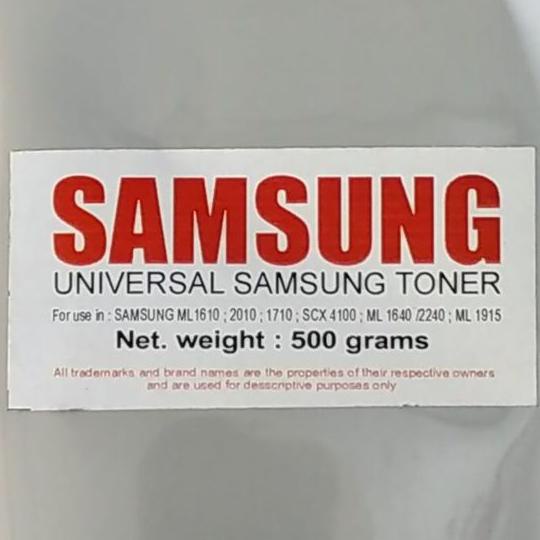 

SERBUK TONER SAMSUNG MONOCHROME UNIVERSAL @500 gr