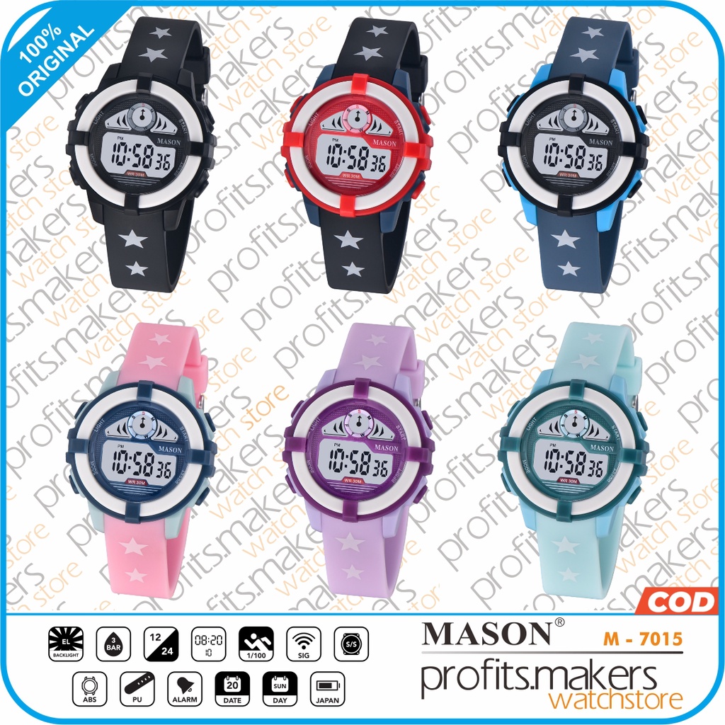 MASON M 7015 / M-7015 / M7015 Watch Jam Tangan ORIGINAL