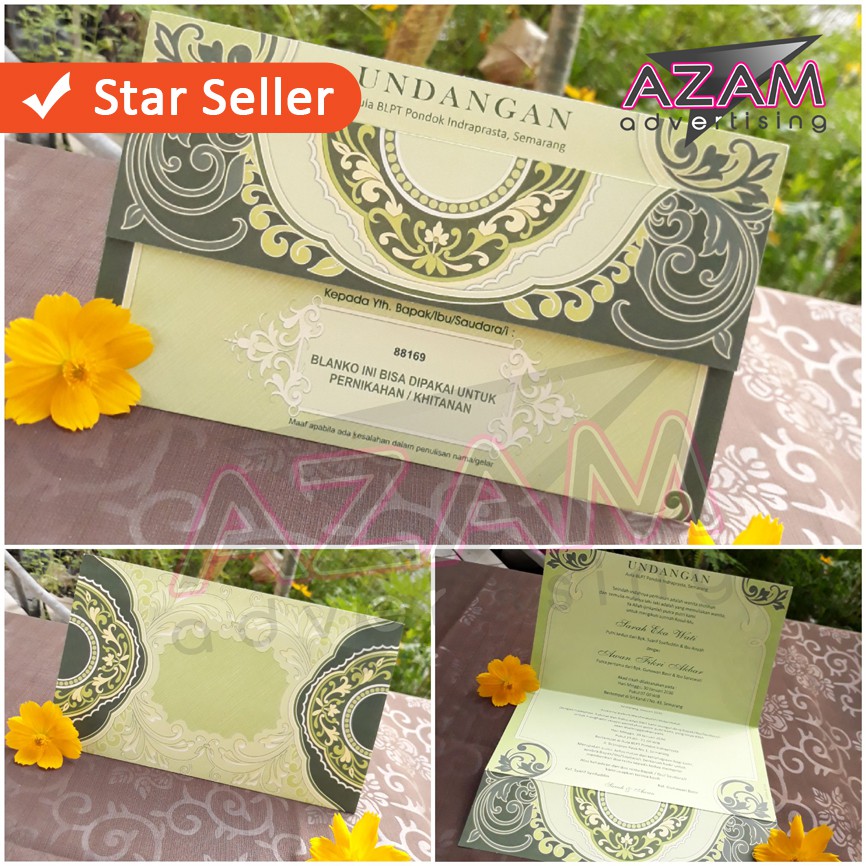 Undangan Pernikahan Unik Murah Berkualitas ERBA 88169