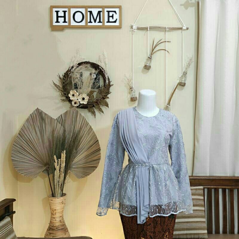 Jual KEBAYA SELENDANG LESTY/KEBAYA WISUDA/KEBAYA KONDANGAN | Shopee