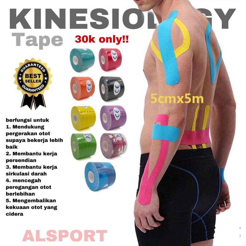 Jual Kinesiology Tape Kines Tape Tep Teping Taping Olahraga Sepakbola