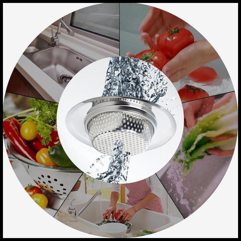 MPro Oloey Penutup Penyumbat Lubang Wastafel Stainless Steel Silver