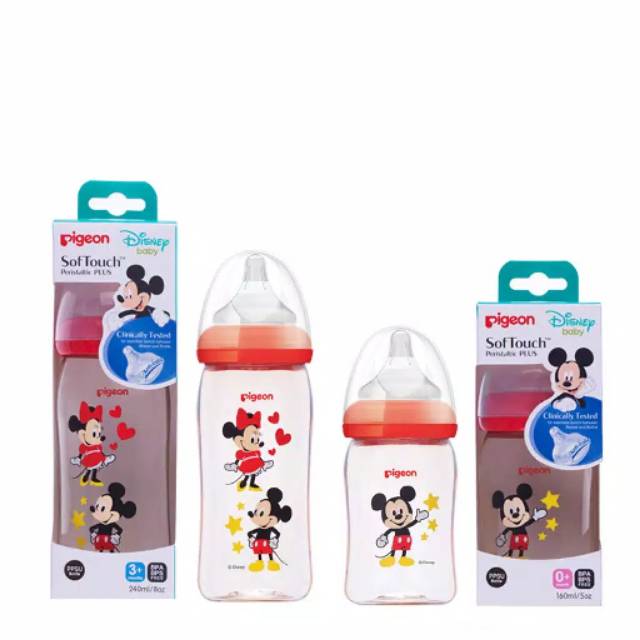 Pigeon Botol Susu PPSU/ Mickey Disney 160ml