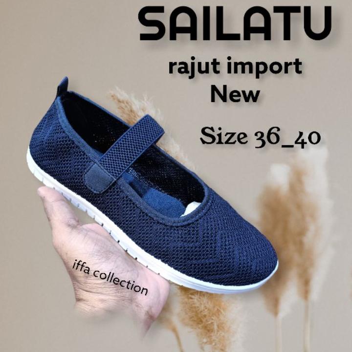 Tidak Diragukan.. sepatu rajut import sailatu terbaru rajut import