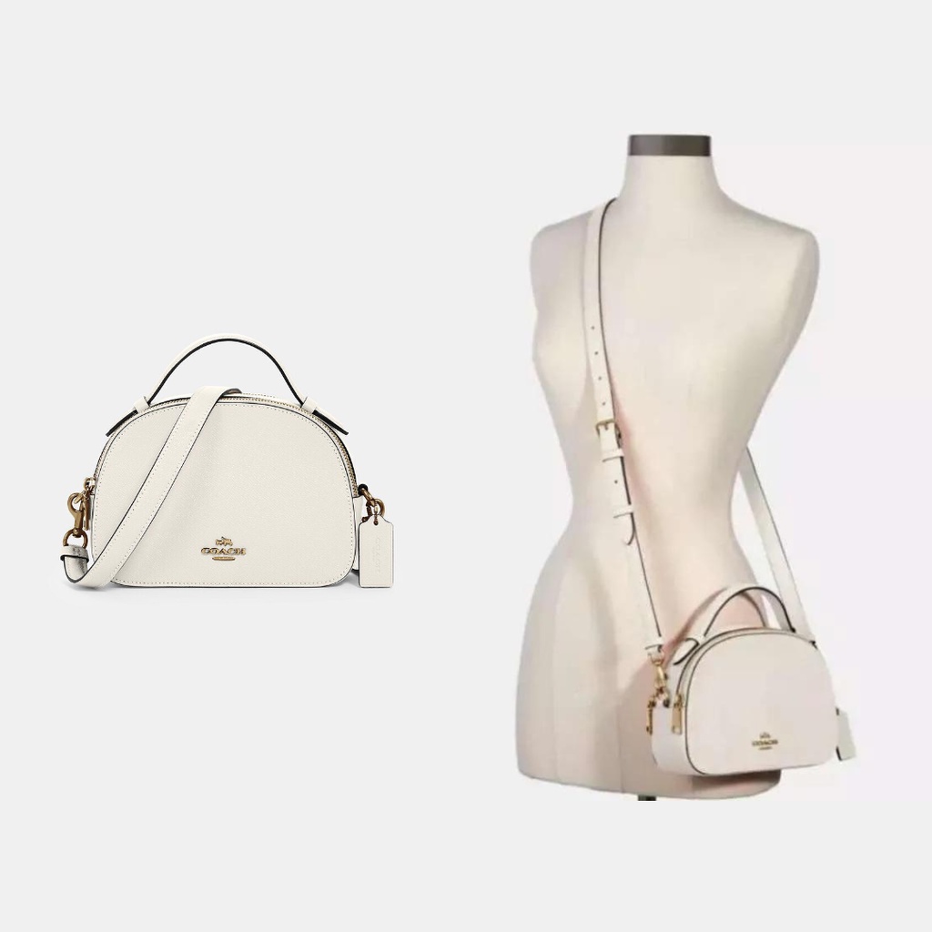 Coach 1589 Serena Satchel Crossbody Bag - White