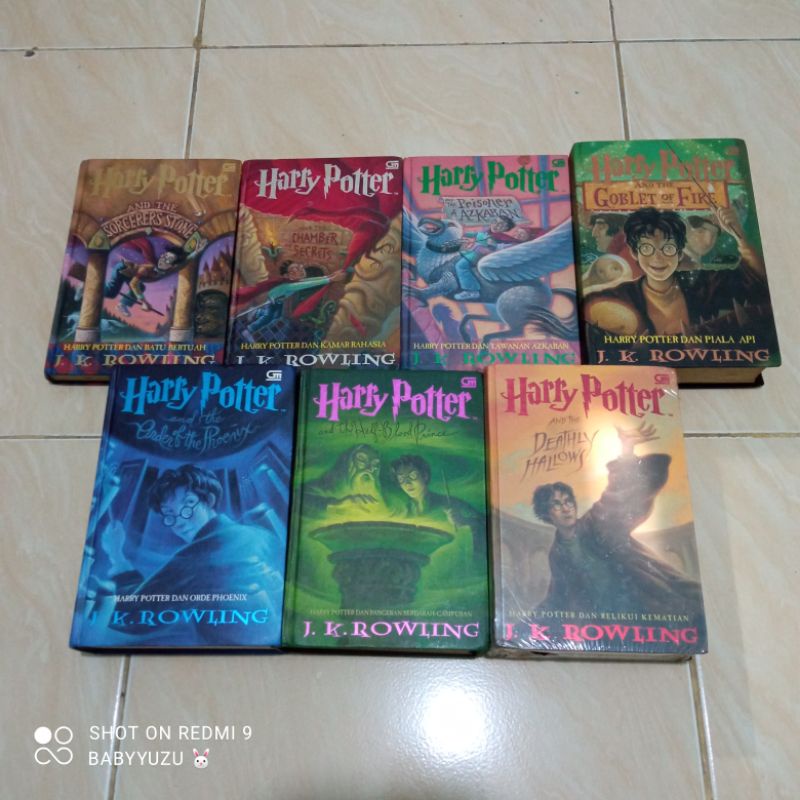 Novel Harry Potter Set Hardcover Scholastic Edition