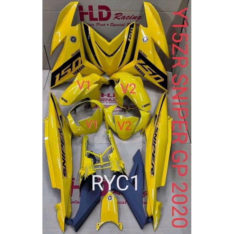 STICKER Y15ZR SNIPER YELLOW - STICKER EXCITER 150