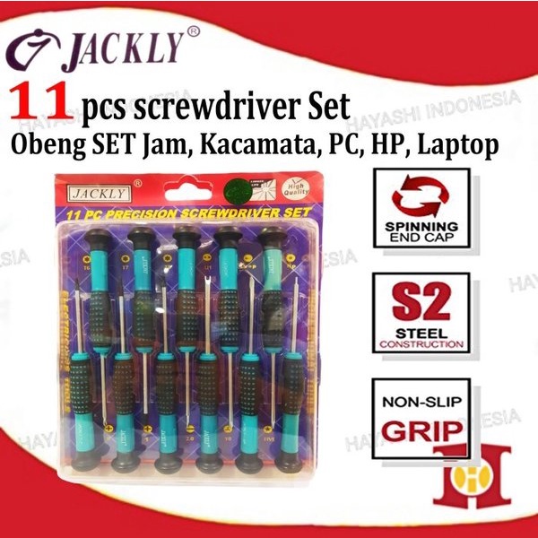 Obeng Set Min Plus TORX 11 In 1 Service Jam Kacamata Stik PS3 PS4