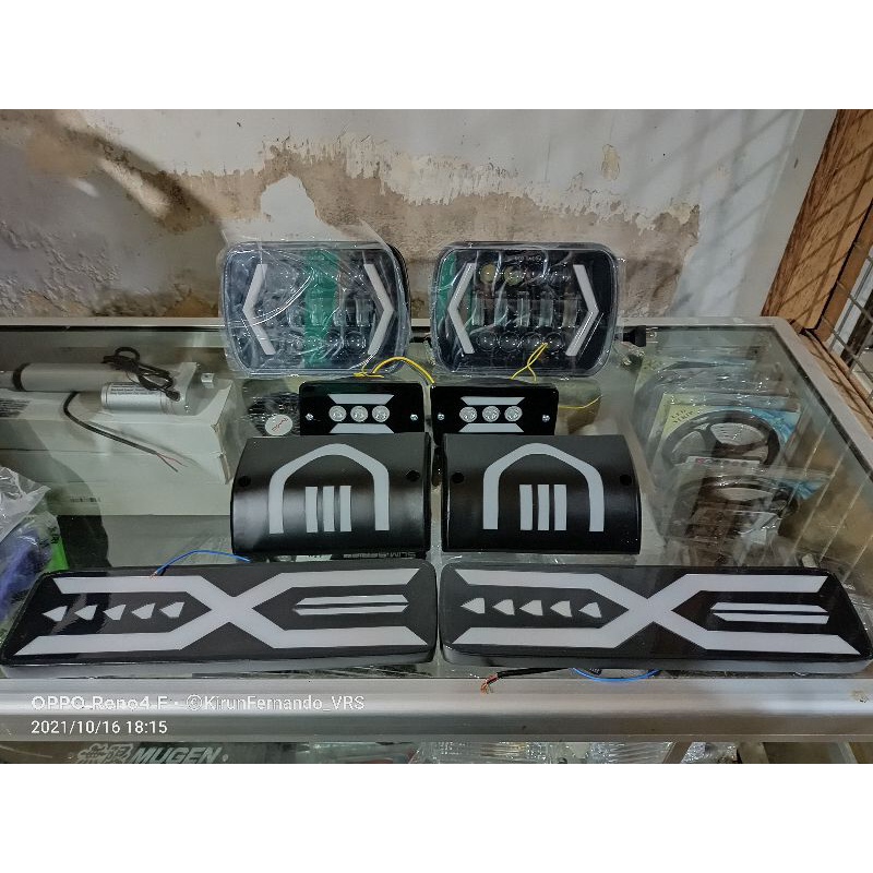 Lampu depan L300 custom led satu paket