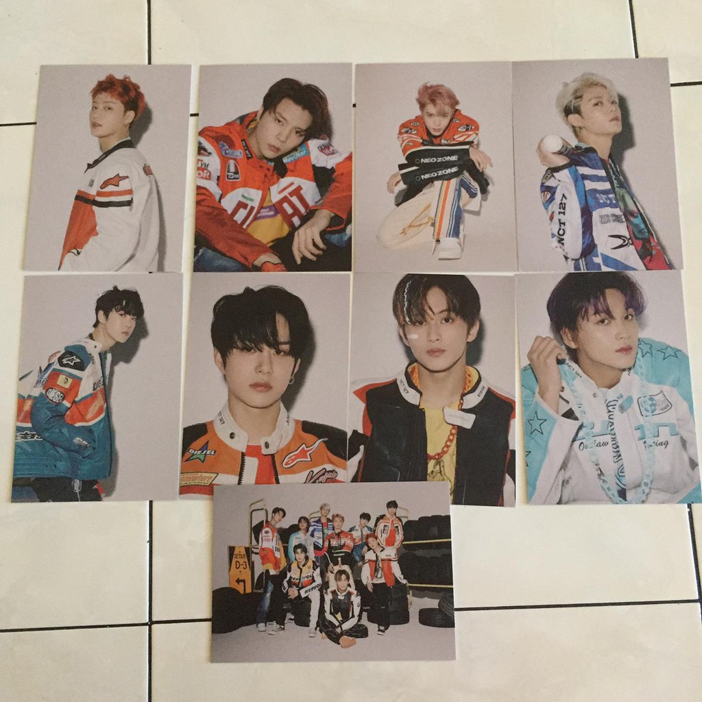 (sharing) postcard book punch nct127 official