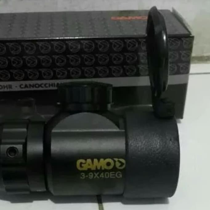 TERMURAH Teleskop Telescope Teropong GAMO 3-9x40 EG Tutup Flip