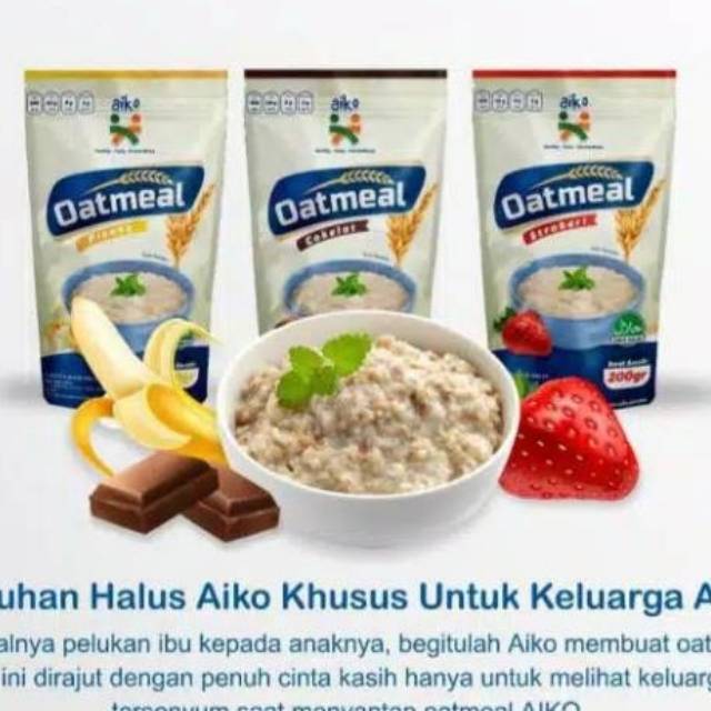 Aiko Oatmeal Strawberry/Choco/Banana