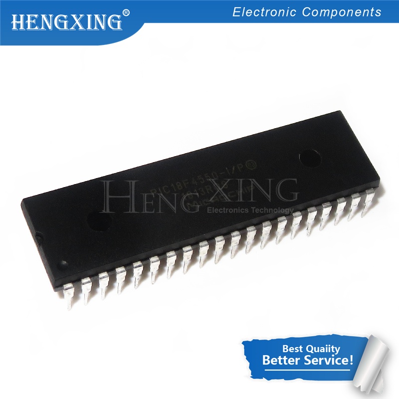 100pcs Ic PIC18F4550-I / P PIC18F4550 18F4550 DIP-40