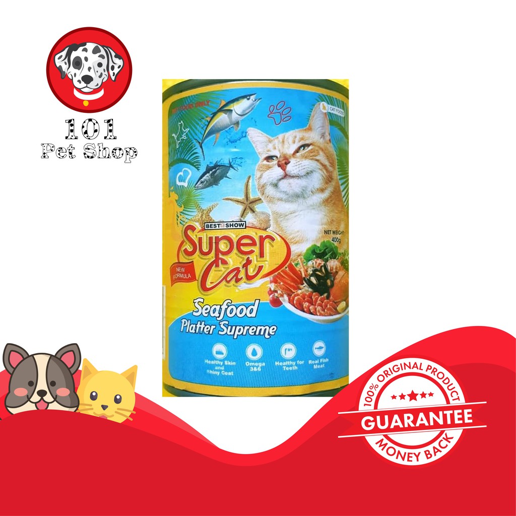 MAKANAN KUCING SUPER CAT SEAFOOD PLATTER SUPREME