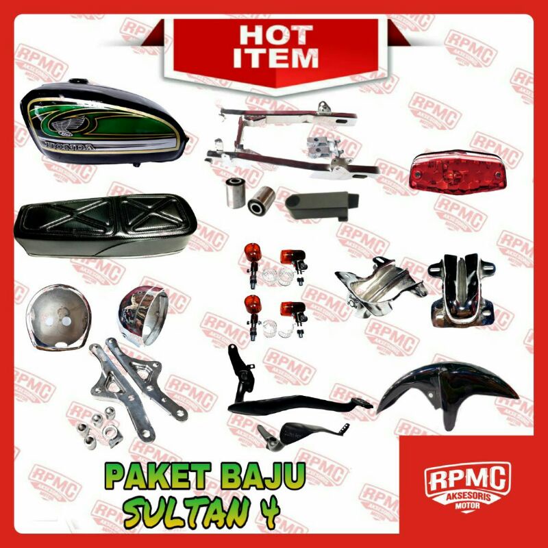 BODY SET CB GLATIK TANGKI CAT PAKET SET BAJU SET CB SULTAN 4
