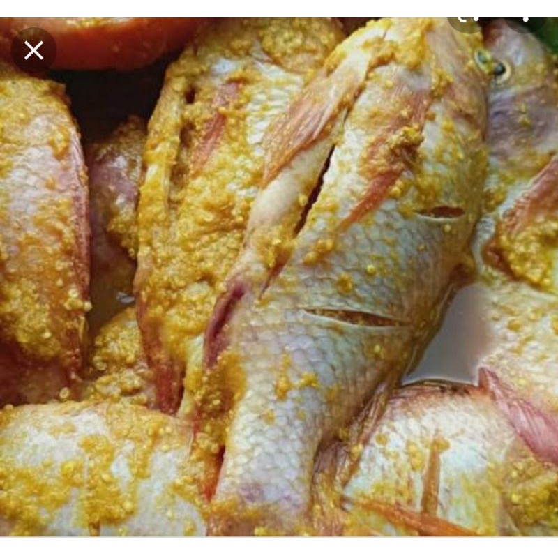 

Ikan nila bumbu kuning goreng/500grm