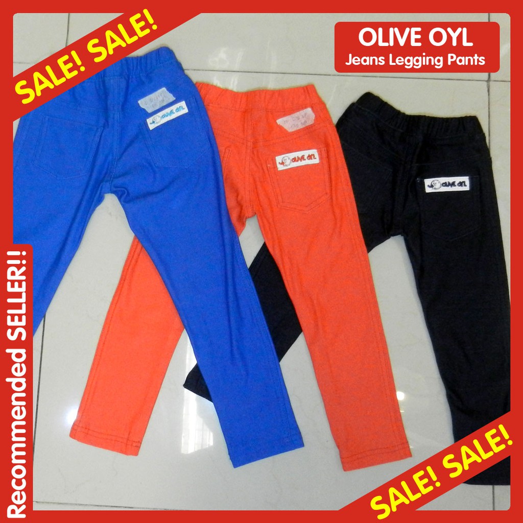 Jeans Legging Jegging Anak Olive Oyl Popeye Branded COOL KIDS
