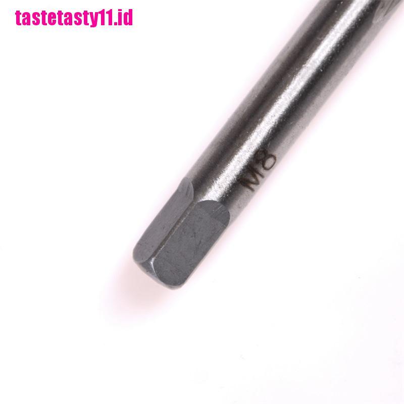 【TTID】5pcs/Set M3 M4 M5 M6 M8 Hand Tap Straight Flute 3mm-8mm Hand Fast tapping