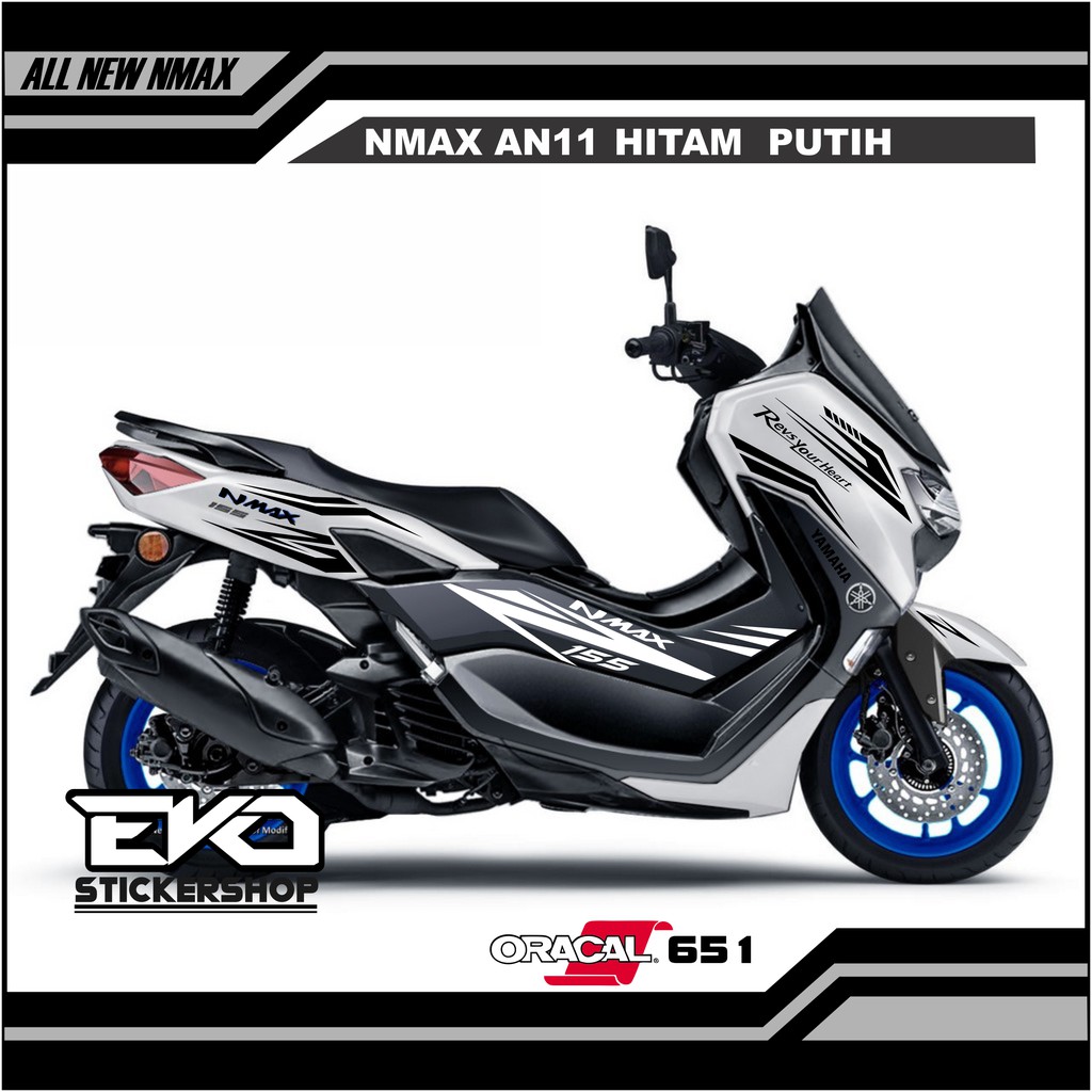 Stiker All New Nmax Putih Cutting Sticker Shopee Indonesia