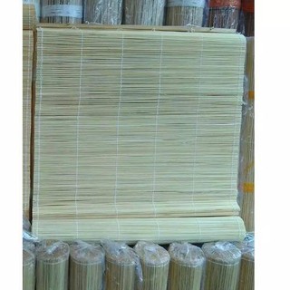 KODE 545 Bayar DiTempat COD Tirai  Bambu  Putih 1x2 M 