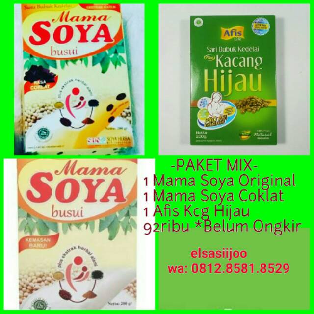 

PAKET LANCAR ASI 2 MAMA SOYA 1 AFIS