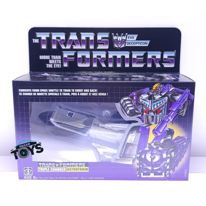Transformers Astrotrain G1 Reissue Triple Changer