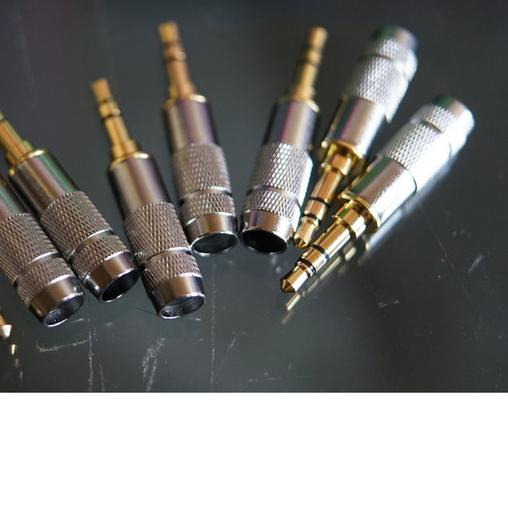 DIY Jack 3.5mm Replacement Audio Plug Oyaide KW Oyauda Gold Rhodium - SIKU