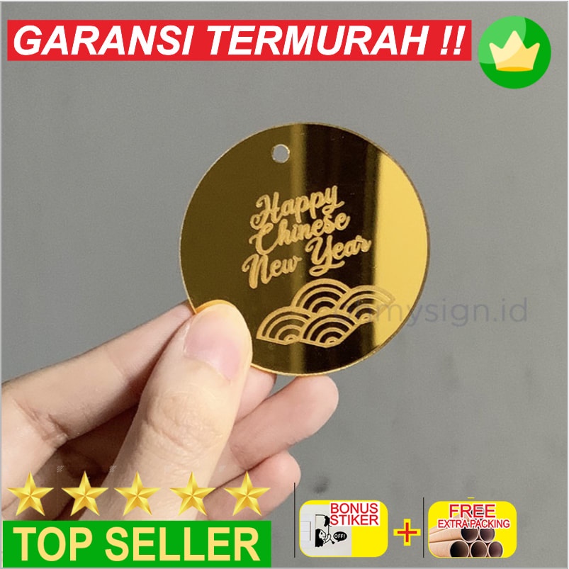 

Terlaris Imlek Hang Tag Akrilik Mini Round Hampers Hiasan Sincia Parsel - 35cm Keren
