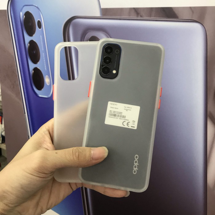 PREMIUM HYBRID CASE BLACK DOVE ANTI PECAH FOR OPPO RENO 4