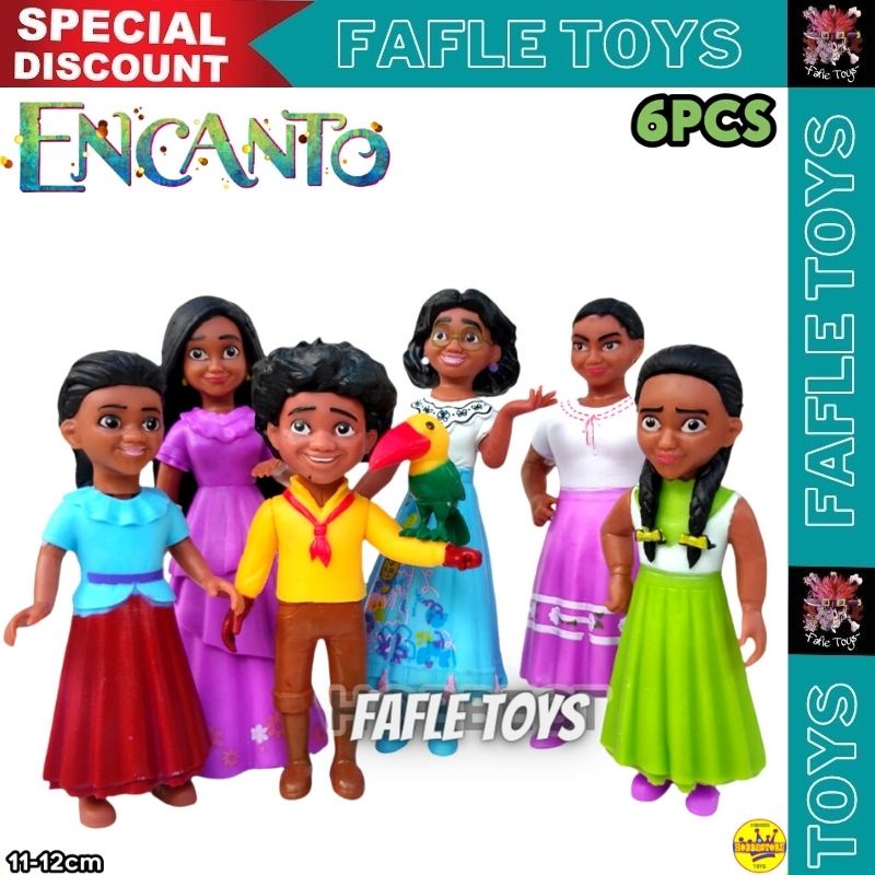 

Action Figure ENCANTO isi 6 pcs Miniatur Topper Kue Pajangan Mainan / Princess Action isi 6 Miniatur Mainan Kue Figure Topper ENCANTO / Miniatur Topper Kue Pajangan Mainan ENCANTO isi 6 pcs / Pajangan Prinxes Encato Encanto