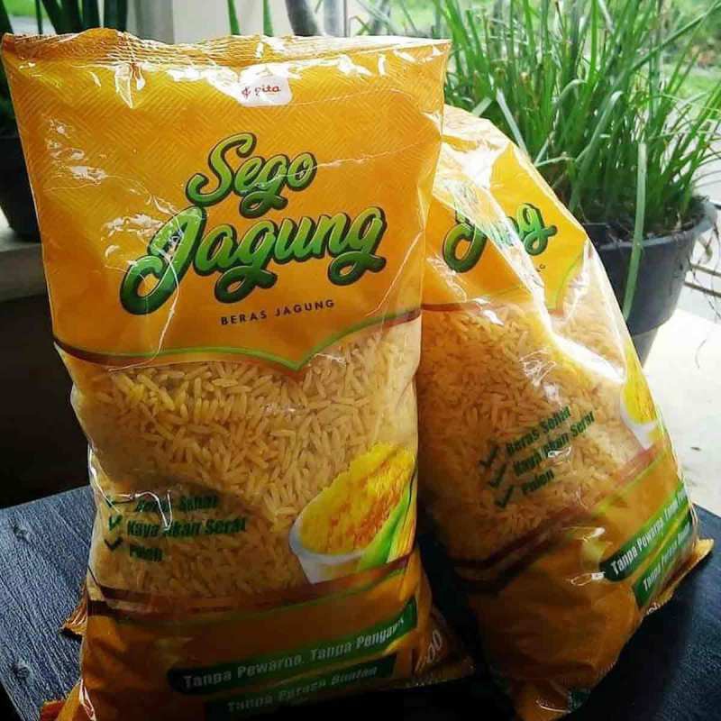 

Nasi Jagung | Sego Jagung | beras jagung Alami Sehat berat 700gr HALAL 100% Original