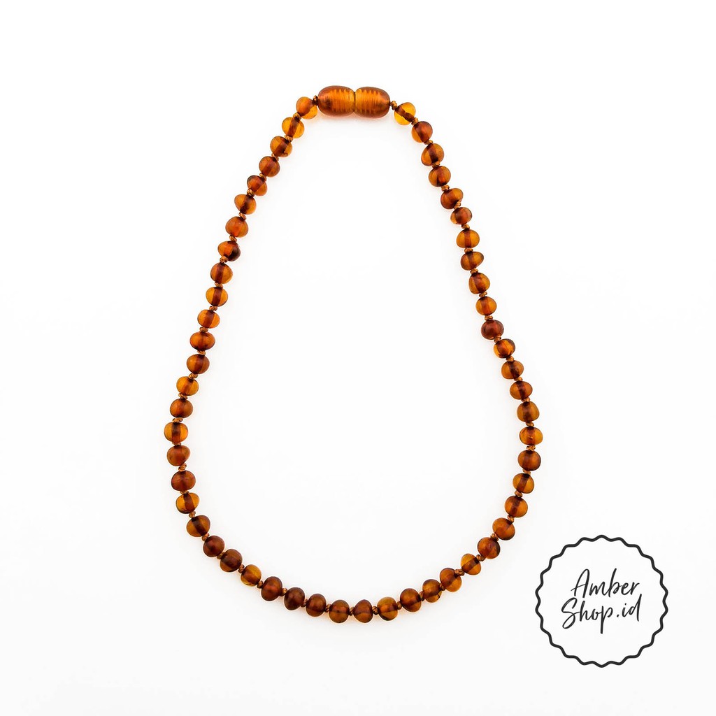 Set kalung &amp; gelang amber pereda nyeri tumbuh gigi bayi AS60 - Amber Shop