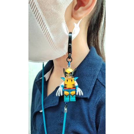 WOLVERINE / Tali masker anak / strap masker / tali masker lucu / tali masker lego / tali konektor ma