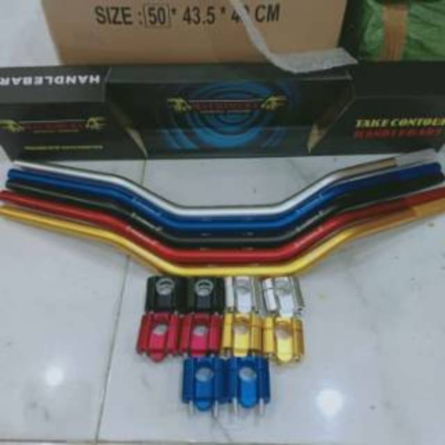 Stang fatbar plus raiser peninggi stang universal machimura