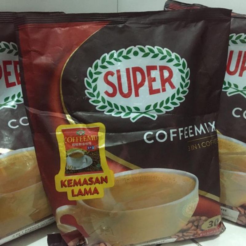 

COFFEE MIX SUPER 3 IN 1 30SACHET(PER BUNGKUS) ASLI MALAYSIA SINGAPORE
