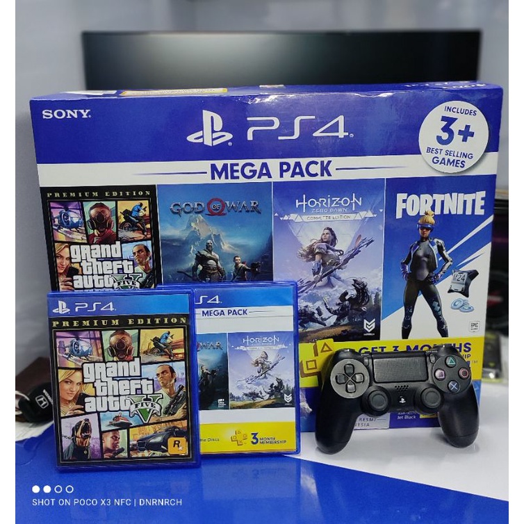 ps4 slim 1tb original bundling mega pack