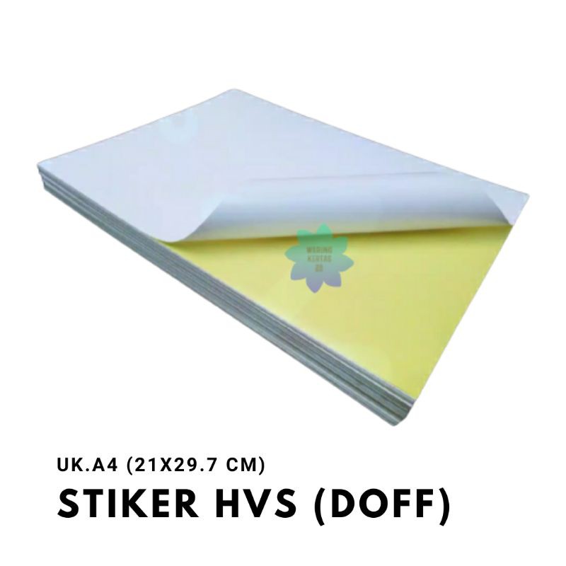 

[20 Lembar ]KertasLabelPolos/UkA4/KertasStikerHvs/Doff/PrintAble