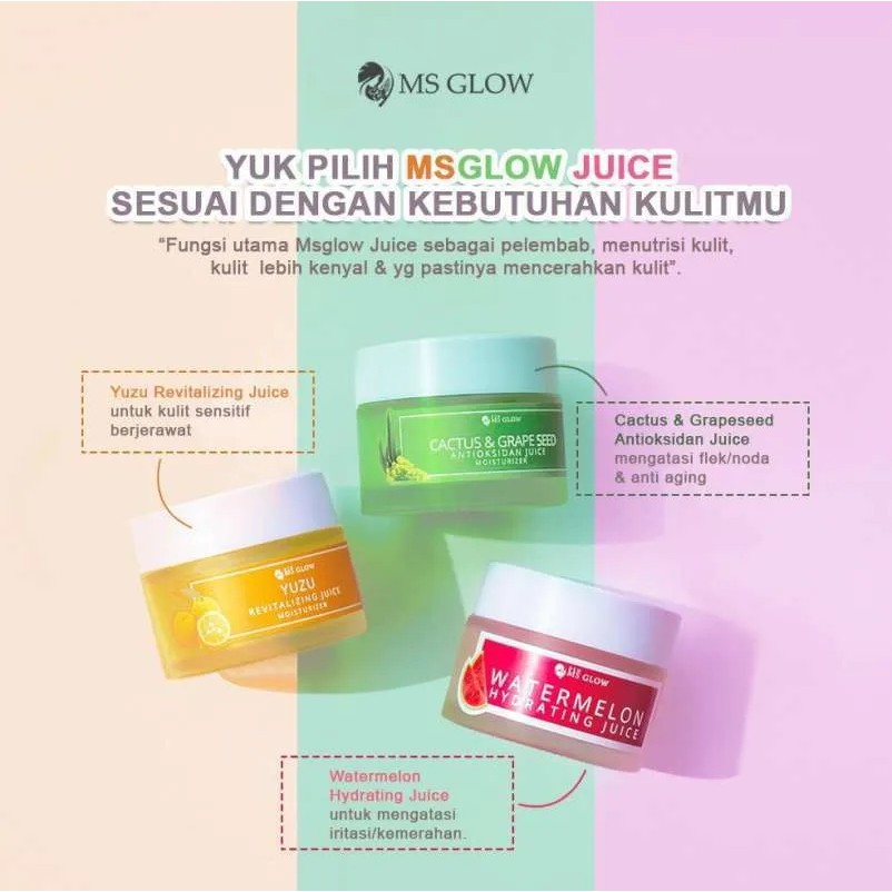MS GLOW MOISTURIZER HYDRATING JUICE ORIGINAL 100%
