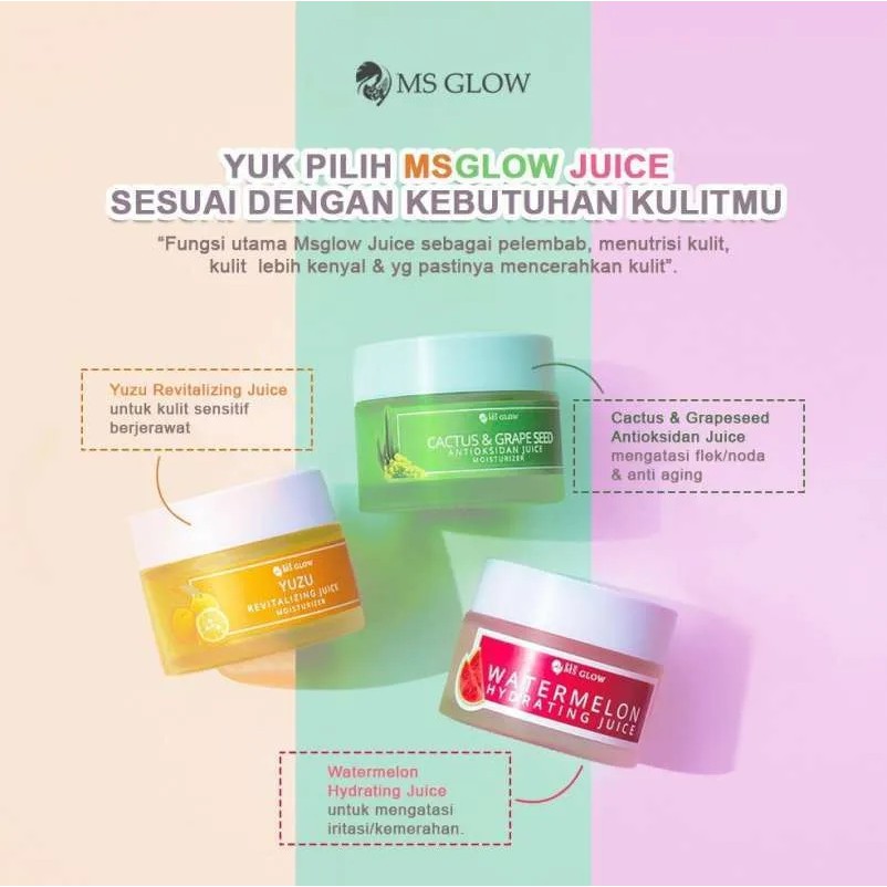 MS GLOW MOISTURIZER HYDRATING JUICE ORIGINAL 100%