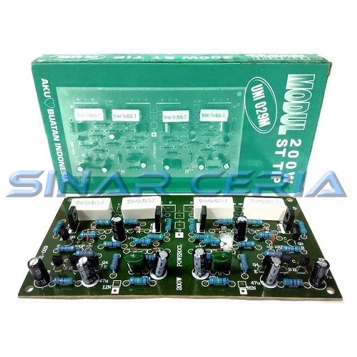 Jual Kit Modul Power Amplifier 200 Watt Tanpa TR Transistor Jengkol