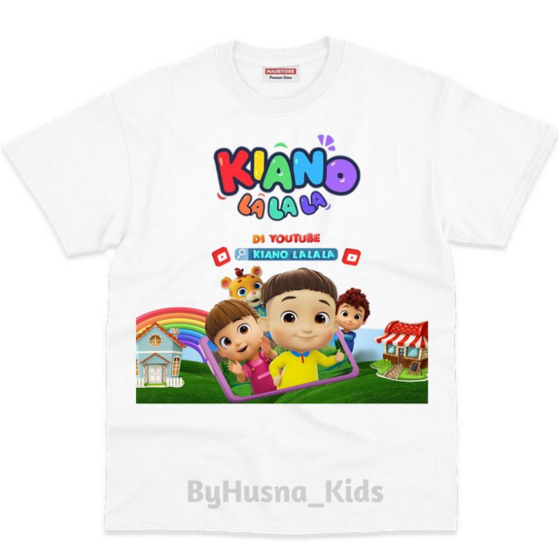 KIANO LALALA KARTUN YOUTUBE BAJU ANAK KAOS ANAK KIANO LALALA YOUTUBE ATASAN ANAK BAYI BALITA BATITA 