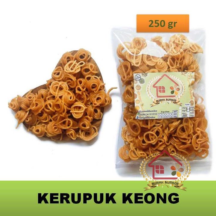 

(250 gr) KERUPUK KEONG Mas Mentah Kerupuk Mawar Mini