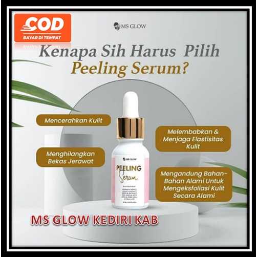MSGLOW PEELING SERUM / SERUM PEELING SERUM SERUM EXFOLIATE SERUM PEELING TERMURAH SERUM KULIT MATI S